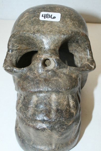 6” x 3 ¼” Stone Skull (1 of 3)