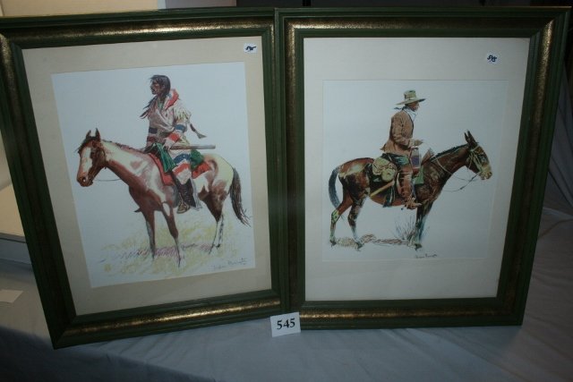 2 Framed Prints – Frederick Remington (1 of 3)