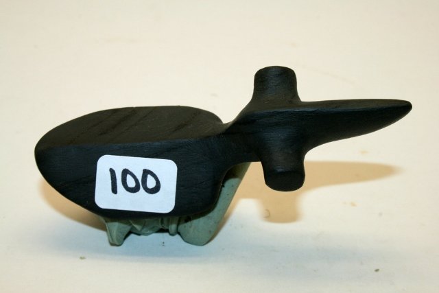 Banded Slate Bug Eyed Birdstone (1 of 4)