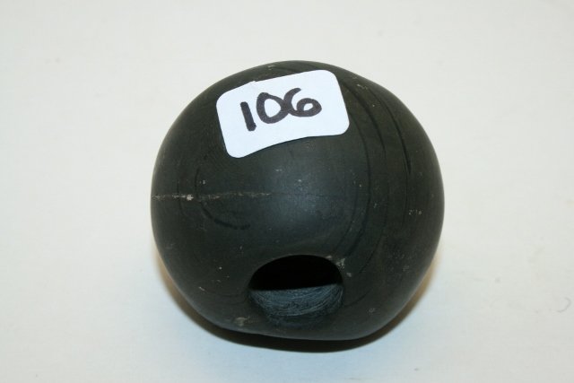 Banded Slate Fluted Ball Bannerstone (1 of 4)