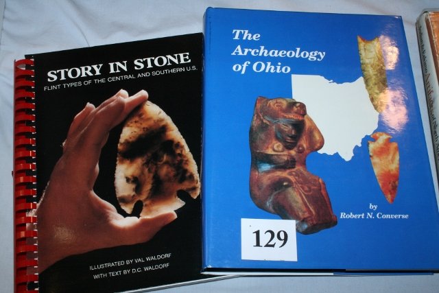 Books: 2 BAE Reports: Books: 7 Fine Books including 2 BAE Reports, Archaeology of Ohio by Converse, Story in Stone and others from the Late Marvin Gilley Collection of West Manchester, Preble Co. Ohio