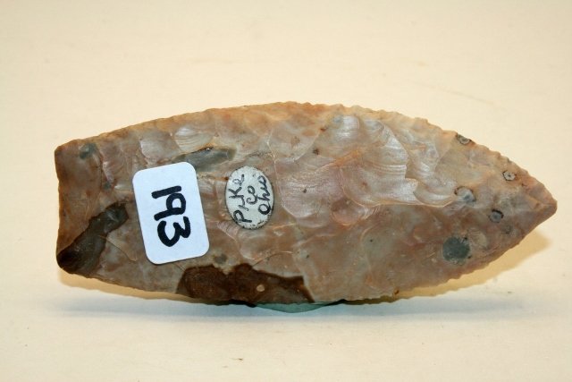 Flint Ridge Paleo Lancelet Point (1 of 2)