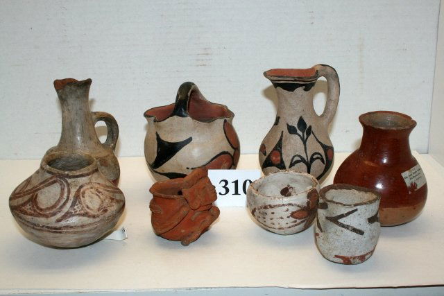3 Pottery Decorated Pitchers (1 of 1)