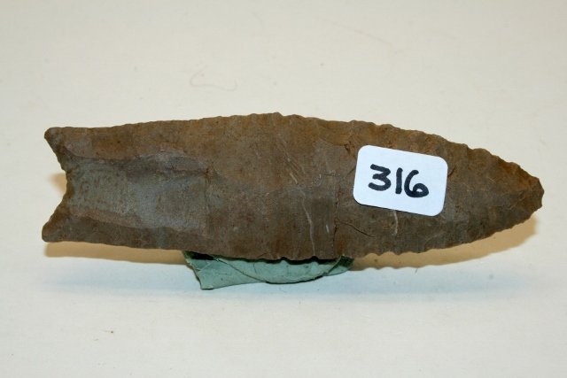 Quartz? Paleo Fluted Point (1 of 2)