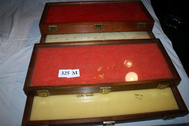 4 Used Wood 24 x 10 Display Cases (1 of 1)