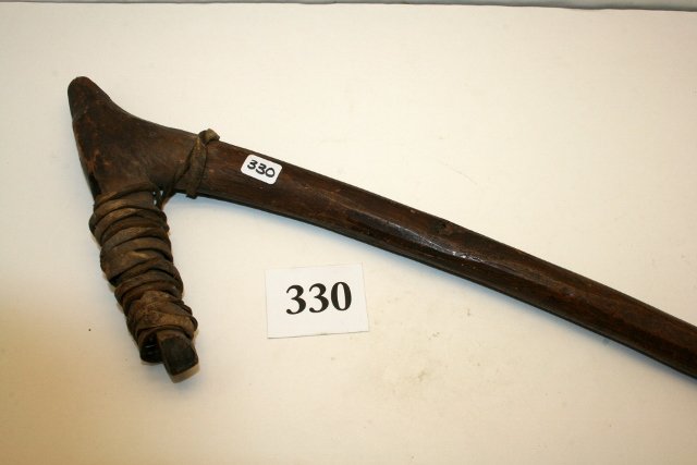 Carved Wood Tool Handle (1 of 2)