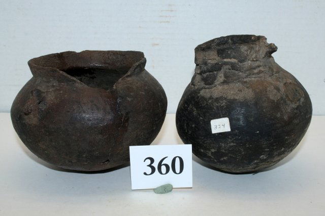2 Pottery Prehistoric Bowls (1 of 1)