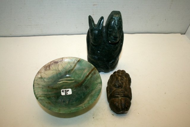 3 Oriental Carvings (1 of 2)