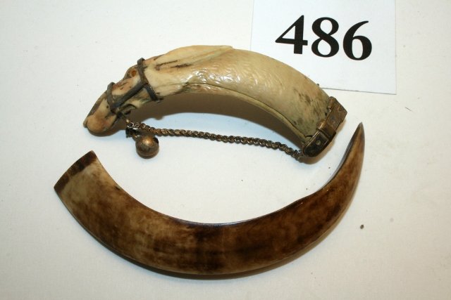 2 Tusks Pins, 1 is a Tie Clasp (1 of 2)