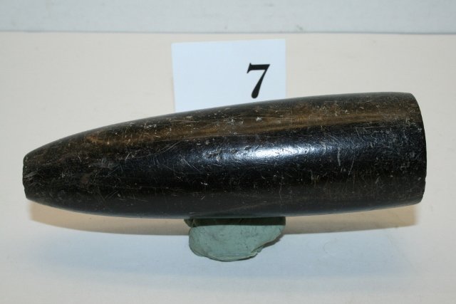 Steatite Tube Pipe: 5 3/16” Steatite Tube Pipe S California, Ex. Bates Engstrom Coll.