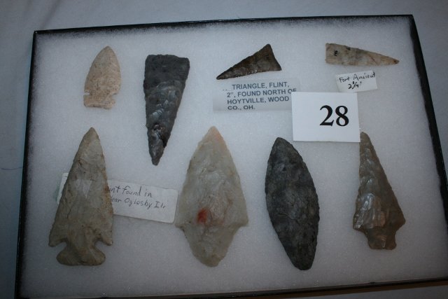 Group of 8 Flints (1 of 3)