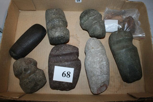 6 Stone Grooved Axes (1 of 1)