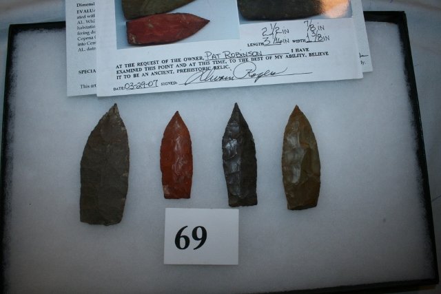 Cache of 4 Copena Points (1 of 2)