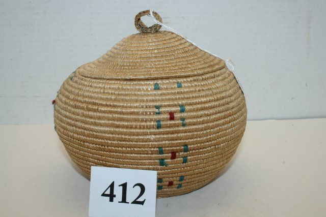 Polychrome Eskimo Basket (1 of 1)