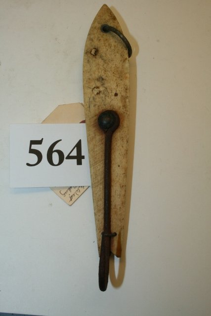 Bone Lure with Iron Hook: 6 ¾” Bone Lure with Iron Hook, Alaska