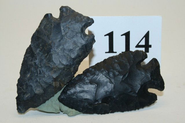 2 Archaic Points – Coshocton Flint (1 of 1)
