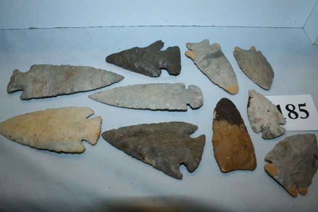 10 Flint Points (1 of 1)