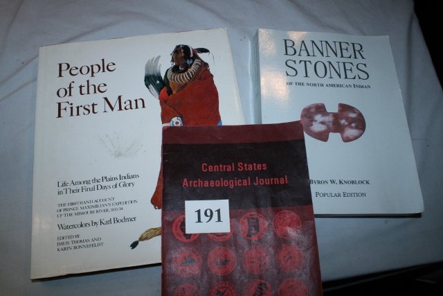 Books: People of the First Man: Books: People of the First Man, Central States Bulletin, Bannerstones of the North American Indian, Paperback, Knoblock