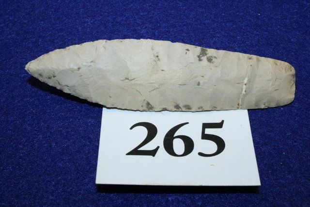 Burlington Chert Agate Basin Point (1 of 2)