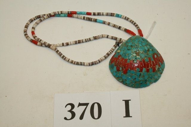 Heish Beads – Turquoise necklace (1 of 2)