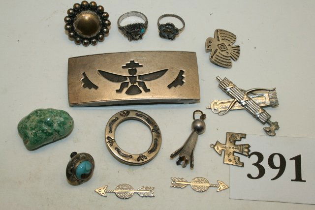 12  Pieces of Navajo Jewelry (1 of 1)