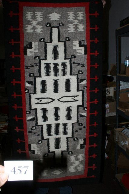 Storm Pattern Navajo Rug (1 of 1)