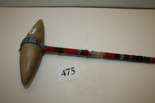 Double Pointed Stone Head War Club (1 of 1)