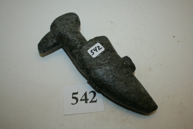 Steatite Bird Effigy Pipe (1 of 1)