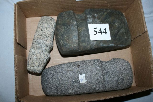 (3) ¾ Groove Contemporary Stone Axes (1 of 1)
