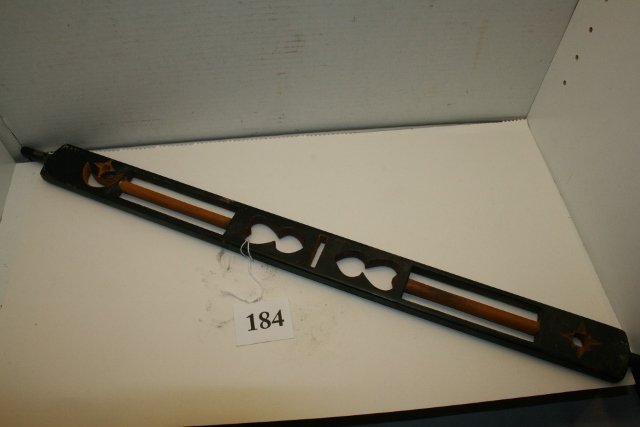 Carved Wood Mystery Plains Pipe Stem (1 of 4)