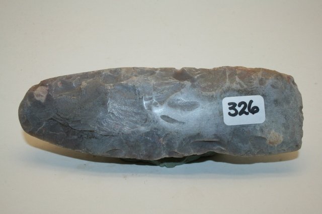 Polished Grey Flint Neolithic Celt (1 of 2)