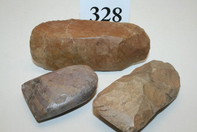 3 Flint Neolithic Celts (1 of 1)