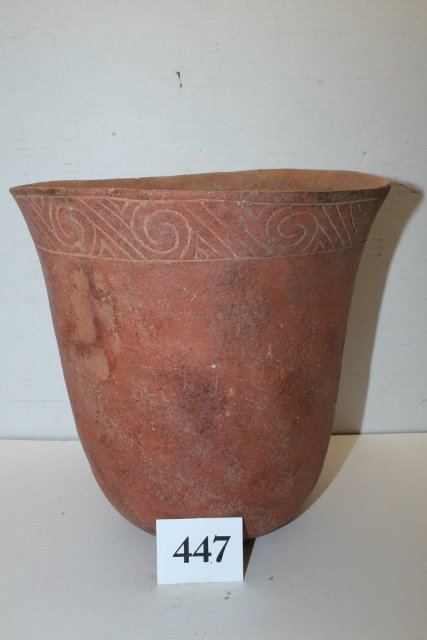 Redware Urn shaped Vessel (1 of 2)