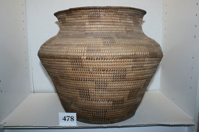 Large S.W. Basketry Olla (1 of 2)