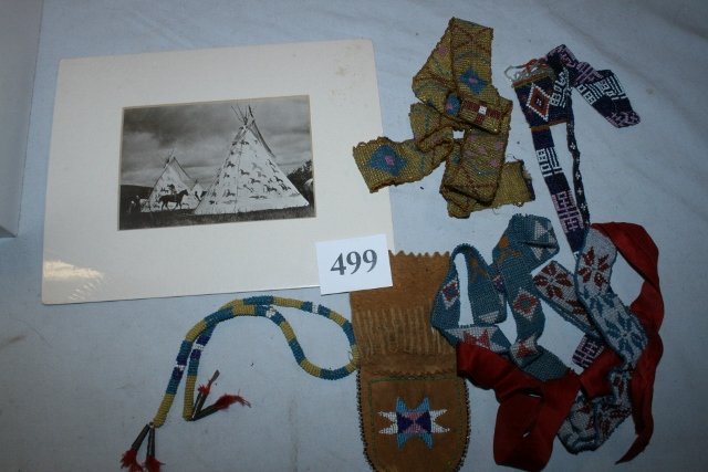 4 Loom Beaded Belts, Beaded Necklace (1 of 1)