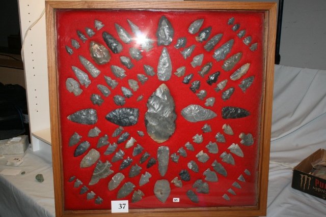 100 Indiana Hornstone Points, Blades (1 of 2)