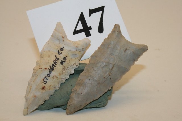 Two Dalton Points from Stoddard Co. Mo., largest 2 1/8” (1 of 1)