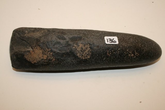 9” Pestle: 9” Pestle – old chips at base, Baker Co. Oregon