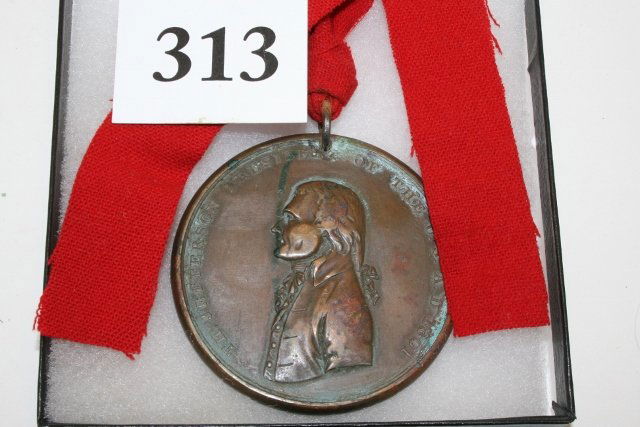 Bronze Jefferson 1801 Peace Medal (1 of 5)