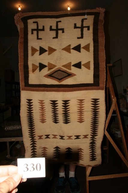 Navajo Double Saddle Blanket (1 of 1)