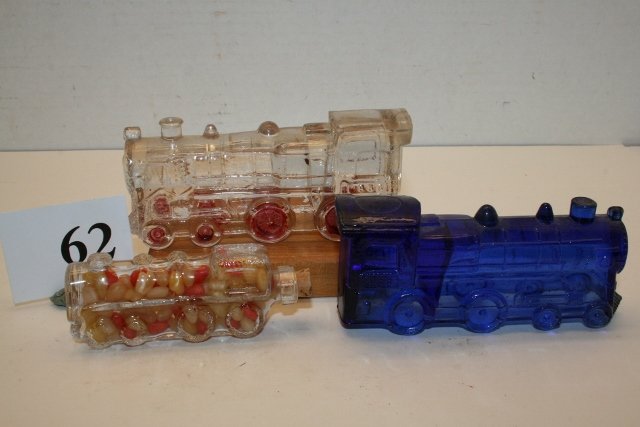 3 Locomotive Candy Containers (1 of 1)