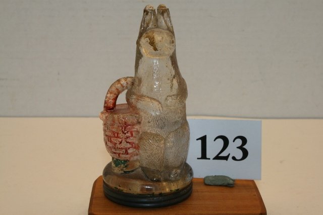 Rabbit with basket Candy Container (1 of 2)