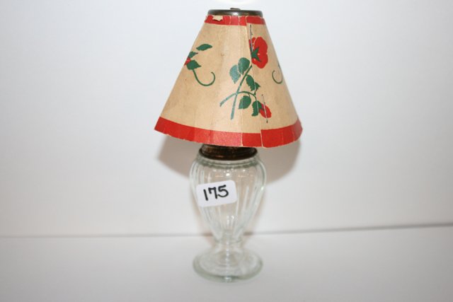 Ribbed Base Lamp Candy Container (1 of 1)