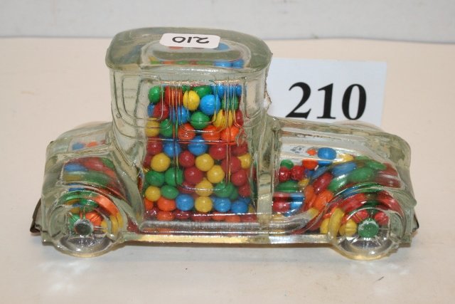 Coupe Candy Container: Coupe Candy Container, original closure, long hood, candy