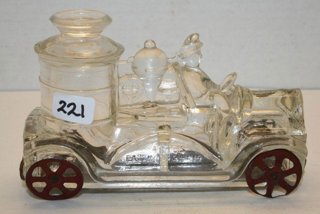 Large Boiler Fire Truck Candy Container (1 of 1)