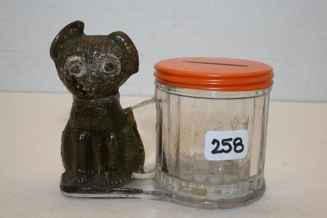 Dog by Barrel Candy Container (1 of 1)