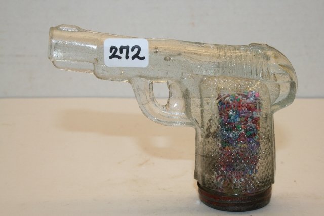 Colt Gun Candy Container: Colt Gun Candy Container, with candy