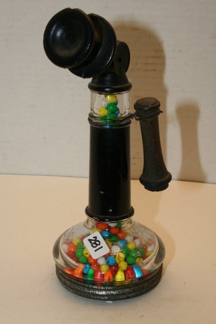 Large Candlestick Telephone Candy Container (1 of 1)