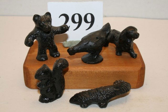 6 Cast Iron Animals (1 of 1)
