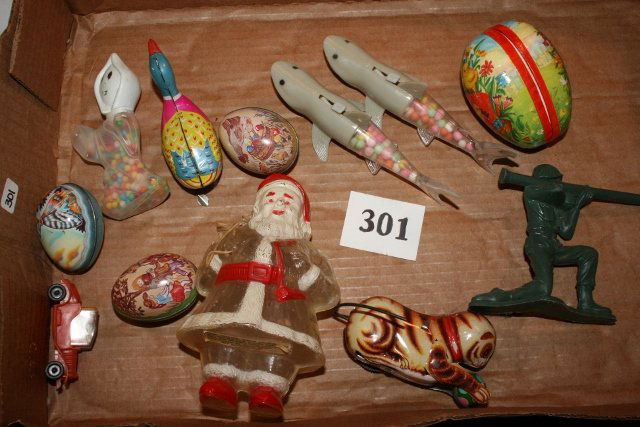 Misc. Candy Containers: Misc. Candy Containers and toys